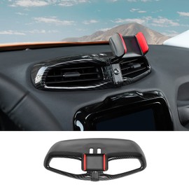 Car Dashboard Air Vent Phone Holder Mount for Jeep Renegade 2015-2021 (Carbon Fiber Texture)