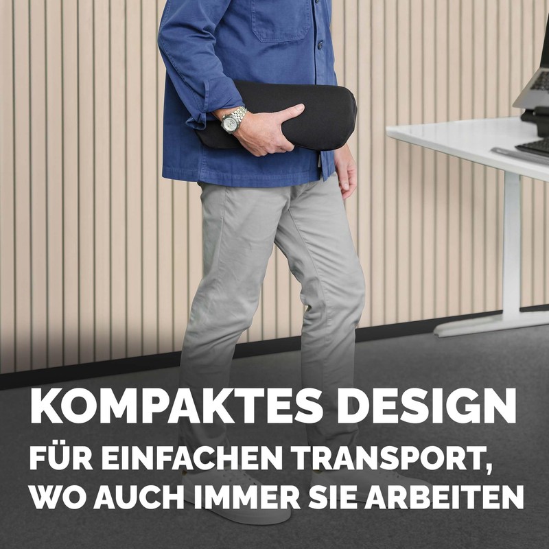 Fellowes Breyta Lumbar Cushion - Ergonomic Back Support, Adjustable Strap,