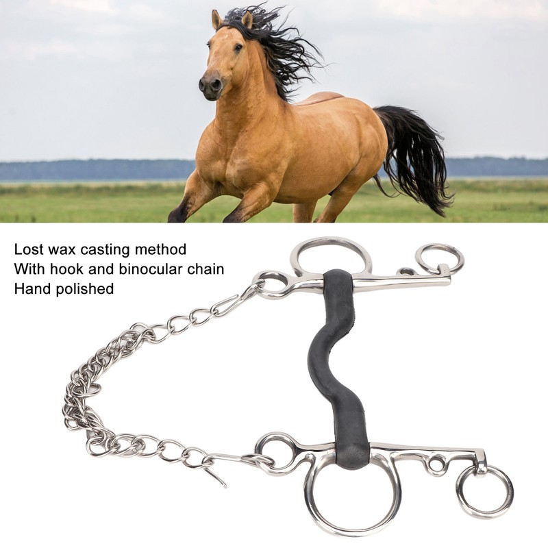 Horse Mouth Bit Stainless Steel Safe Rustproof Hand Polishing Horse