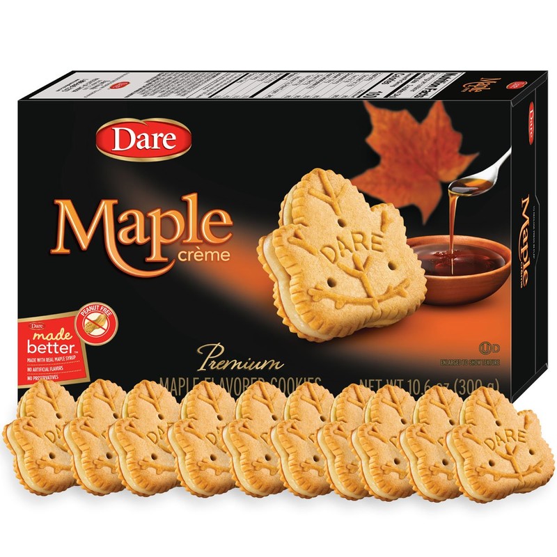 Dare Maple Leaf Crème Cookies – Classic Canadian Cookie Made