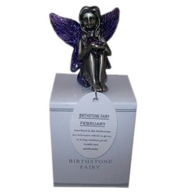 Leonardo Collection Birthstone Fairy - Pewter - BNIB - Month: February