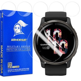 ArmorSuit 6 Pack for Garmin Venu 2 / Venu 2 Plus Screen Protector MilitaryShield HD Clear Film - Made in USA