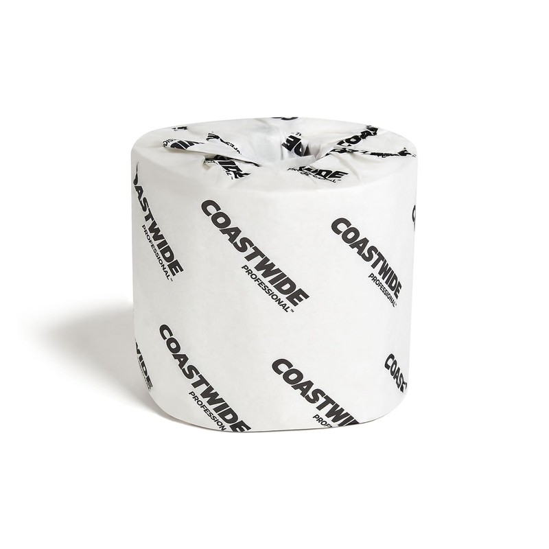 Coastwide Professional™ Toilet Paper, 2-ply, White, 500 Sheets/Roll, 96 Rolls/Case