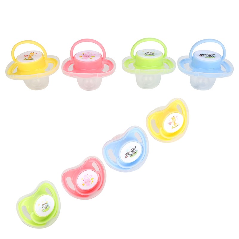 4Pcs Binkies Ultra Light Premium Silicone Safe Healthy Durable Quick