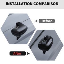 RT-TCZ Roof Antenna Cover Trim Decoration Exterior Accessories for Ford Bronco Sport 2021 2022 2023 2024 (Black)