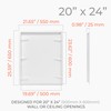 HVAC OV 20 x 24 Inch Metal Access Panel for