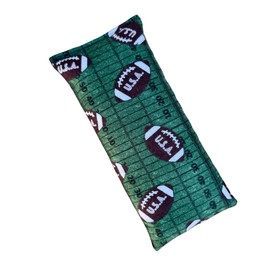 Microwave Heating Pad, Warm or Cold Compress, Sports, Microwavable Heat Pack or Cold Pack, Scented or Unscented, 9" x 4" (Football, Lavender & Chamomile)