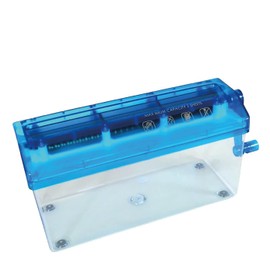 CHIC-FANTASY Hand Shredder, TRITURADOR DE Papel PORTÁTIL Y Manual para Escuela Oficina Y HOGAR, Color Azul TAMAÑO DE Ranura Carta (A4) (21.5 X 28 CM)