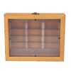 Miniature Wooden Bookshelf Anxiety Relief Multi Books Display Case Cabinet
