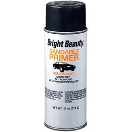 Bright Beauty BBP398 Black Hot Rod Sandable Primer - 11 oz.