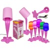 Out of the blue Table Lamp, Colour Pot, Neon Pink,
