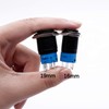 Twidec/19MM Raised Speaker Horn Momentary Push Button Switch 3/4" Mounting