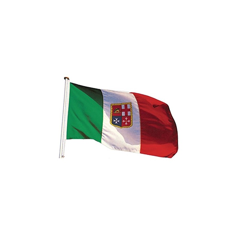 Bandiera italiana Bandierina Marino Militare Navale 30x45 mm per Uso
