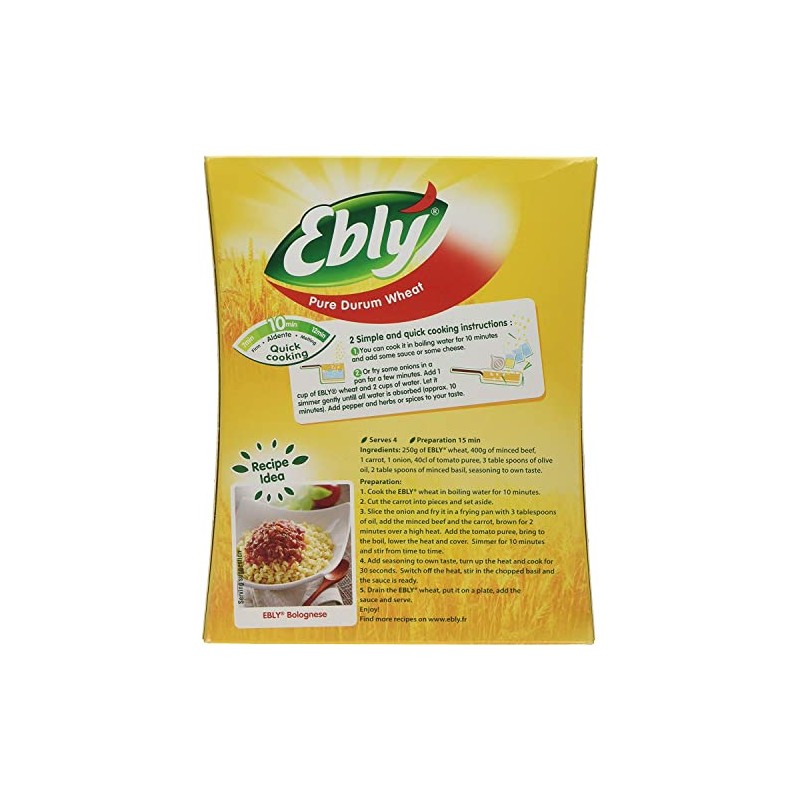 Ebly Pure Durum Wheat (500g)