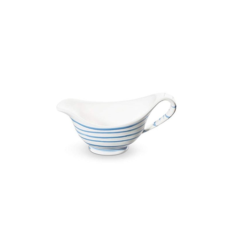 GMUNDNER KERAMIK Gravy Boat Capacity 0.2 Litres Blue Flamed Crockery