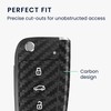 kwmobile 2 x Key Foils Compatible with VW Golf 7