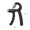 NUZAMAS 2 Pcs Hand Grip Strengthener 10-60kg Adjustable Resistance Forearm