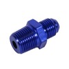 NPT-Anschlussadapter, Aluminium-Außenfackel AN6 bis 3/8"NPT-Adapter für geraden Heizölanschluss Blau.