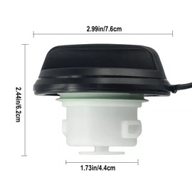 Bohaner Car Fuel Cap Tank Cap Fuel Gas Oil Fuel Cap for MK2 2005-2012 Fuel Cap 6G919030AD