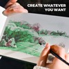 Funto Watercolor Journal, 8.5x5.5", 2 Pack, 48 Pages Each, Green