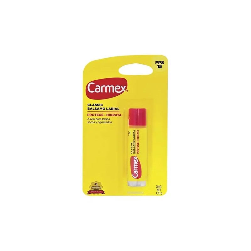 Carmex Bálsamo Labial Hidratante Con Fps15 Sabor Classic