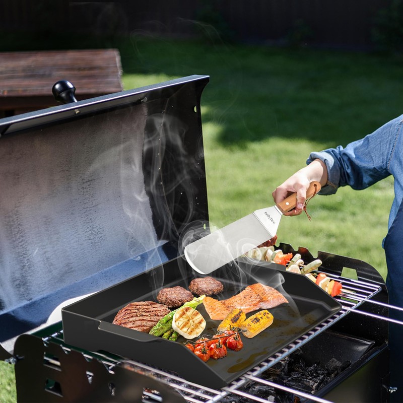 Onlyfire Universal Cast Iron Griddle for Gas Grills and Range