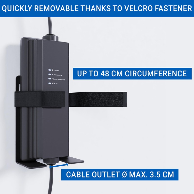 EVify EV Charger Holder - EV Type 2 Wall Bracket