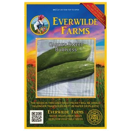 Everwilde Farms - 1 Oz Garden Sweet Burpless Cucumber Seeds - Gold Vault