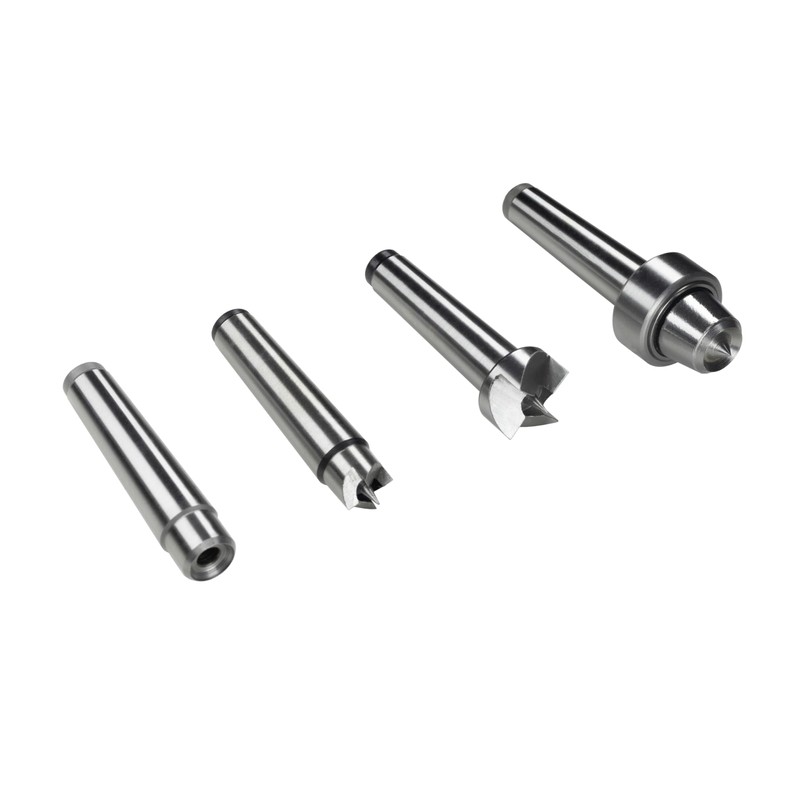 HFS (R) 4 Piece Wood Lathe Center Set for #2