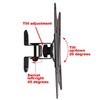 VideoSecu TV Wall Mount Bracket Compatible with VESA 200/200x100/100x100 LCD