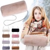 LICHENGTAI Hand Muff Winter Thick Plush Warm Hand Warmer Women's
