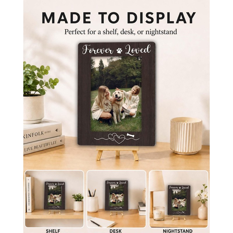 Dog Picture Frame 4×6，Dog Mom Gift for Women