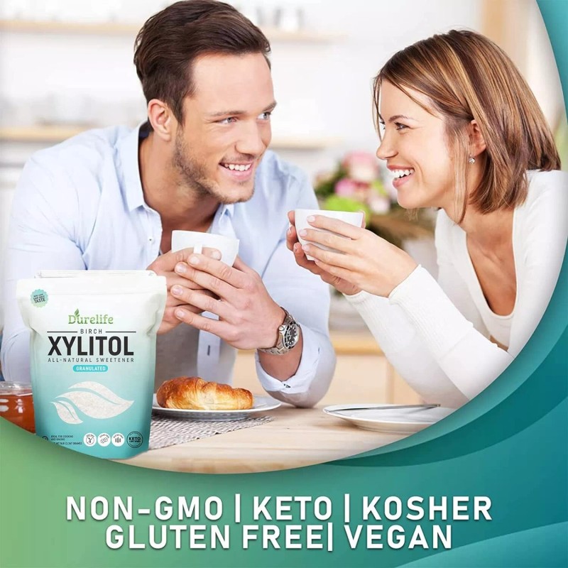 DureLife XYLITOL Sugar Substitute 2.5 LB (40 OZ)