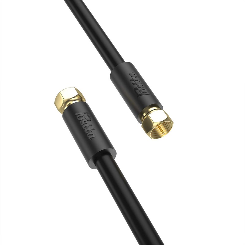 Postta Coaxial Cable(40 Feet) Triple Shielded Digital RG6 Antenna Cable