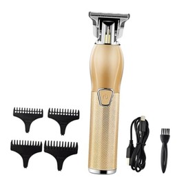 Professional USB Rechargeable Hair Trimmer for Men Low Vibration Electric Clipper with Blades and Suspension Bracket for Salon Haircutting and Precise Styling
