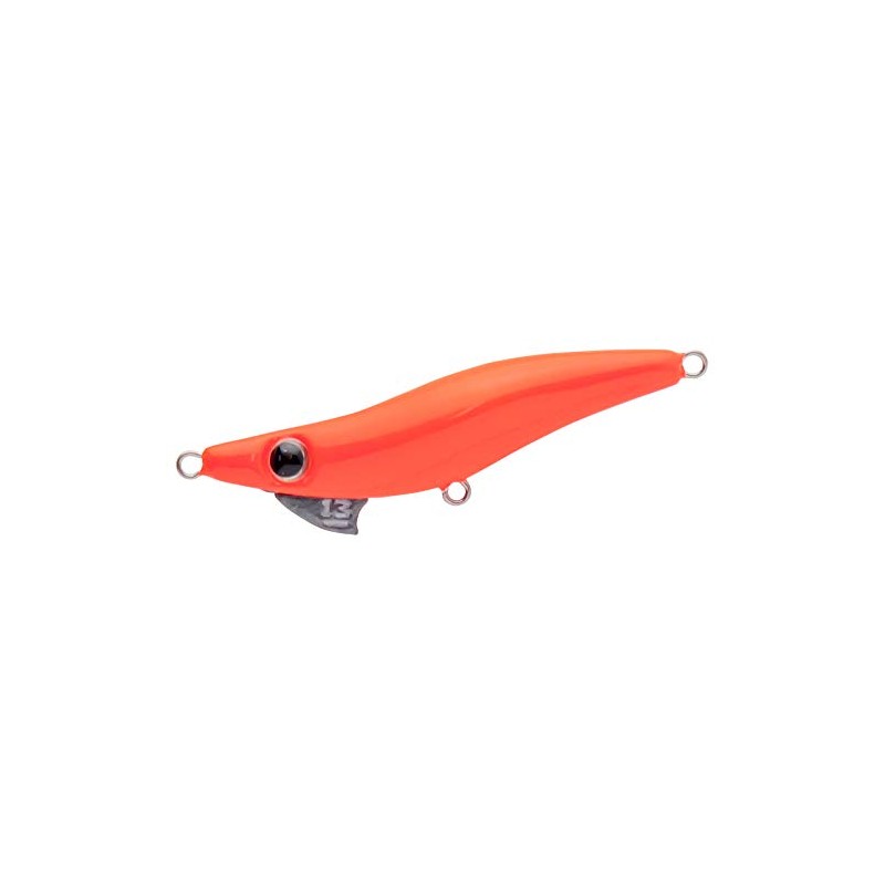 BREADEN Lure, Minimal, Ebology 50 Shallow 06, Matte Orange/Glow Line