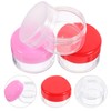 ULTECHNOVO 6pcs Travel Cream Jars Small Wide Mouth Containers with