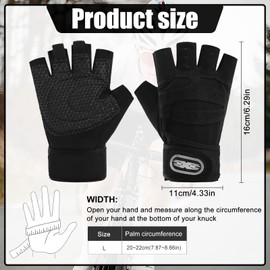 CZAYEFNH Cycling Gloves, Bike Gloves for Men, Bicycle Gloves for Cycling, Workout, Gym, Training, Weight Lifting Outdoor, Dirt Bike, Mountain Bike, and Riding