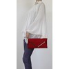 SwankySwans Women's Karlie Clutch Bag, Red