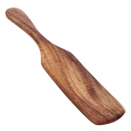 Hemoton Wooden Cooking Utensils Wooden Spurtles Wood Spatula Slotted Spurtle Stirring Spatula Wooden Kitchen Cooking Utensils Non Stick Wood Cookware for Stirring Mixing 23cm Wooden Spatula