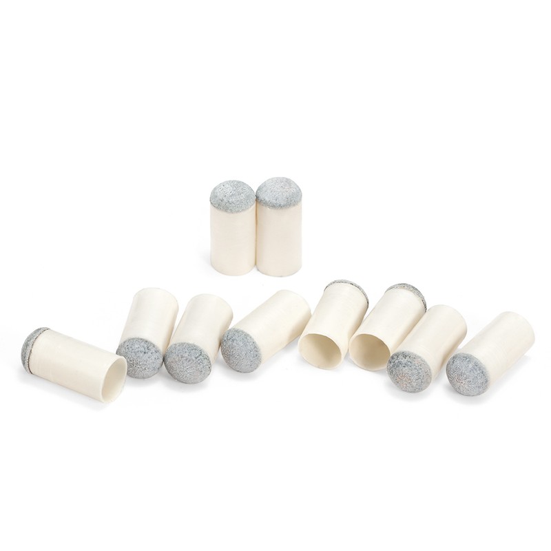 100PCS Slip-on Pool Cue Tips Billiard Cue Ferrules Billiard Cue