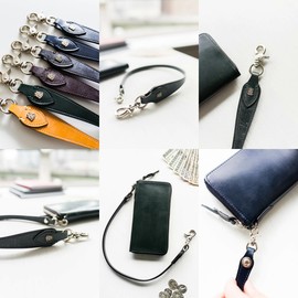 Corvo 1LD-0227 Face Bridle Leather Series Wallet Cord CO-1LD-0227 Men's, green (dark green)