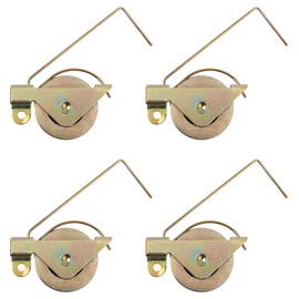 4 Pcs Sliding Screen Door Rollers, 1-1/4in Sliding Screen Door Spring Tension Wheel Replacement Parts with Concave Steel Ball Bear for Arcadia and Peachtree, Roller Replaces B515 B714 Accessories