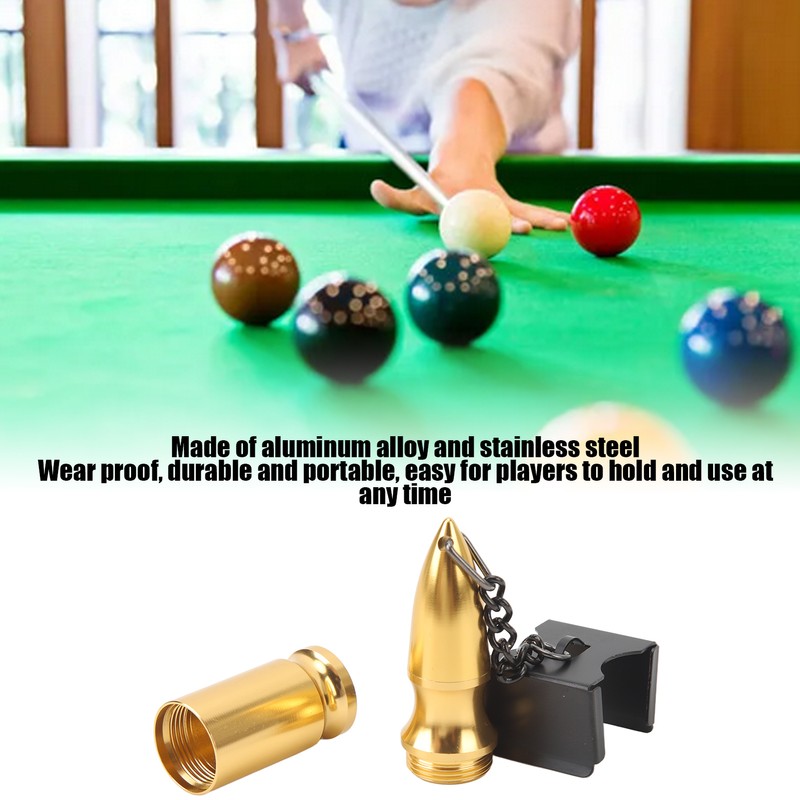 Billiard Pool Cue Chalk Holder Non Slip Multifunctional Portable Billiard