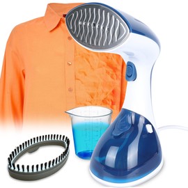 UNDERJAY Steamer for Clothes 1200W, Compact Handheld Garment Steamer for Home, Travel, Office. Portable Clothing Steamer with Upgraded Large Capacity Water Tank. Fabric Wrinkle Remover.