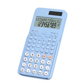 Scientific Calculators School Supplies, ROATEE 401 Functions 2-Line Display with Sliding Cover, Solar Battery Dual Power Kawaii for Middle High School Student and Teacher Dust Resist and Durable