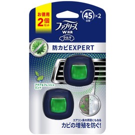 Febreze Easy Clip Mildew Prevention Expert Air Freshener Car Aqua & Fresh Mint 2.2ml x 2pcs