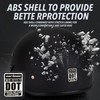 Cartman Motorcycle Open Face Helmet with Sun Visor Quick Release