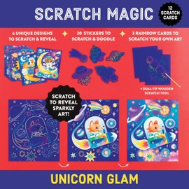 Cosmic Galaxy Scratch & Sparkle Art Activity Kit