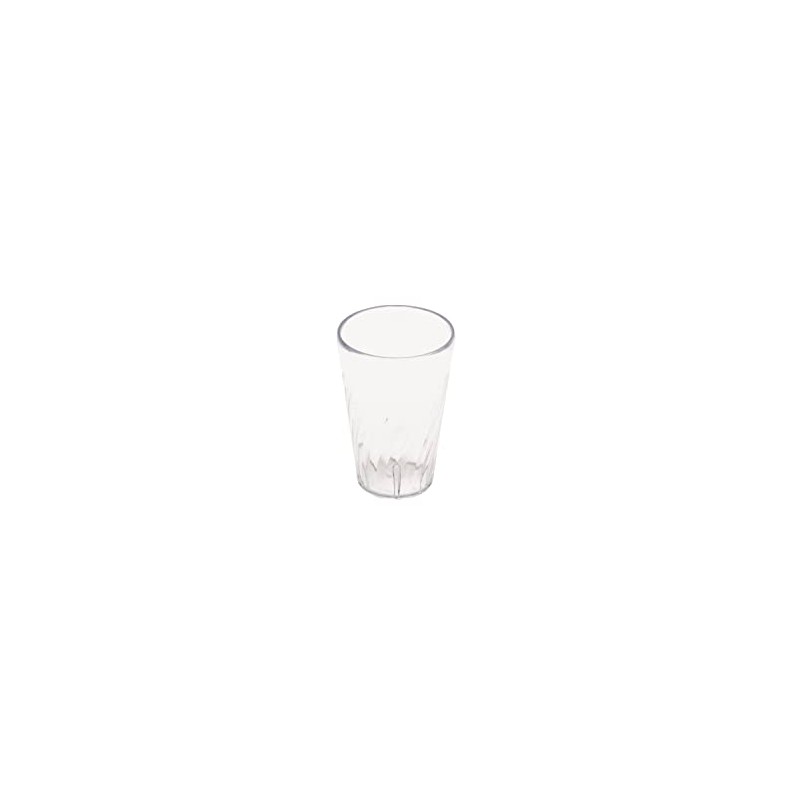 G.E.T. 2212-1-CL-EC Clear 12 oz. Tumblers, SAN Plastic (Pack of